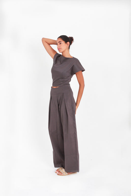 Charcoal Formal Pants